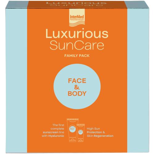 Luxurious Πακέτο Προσφοράς Sun Care Sun Protection Body Cream Spf50, 200ml & High Protection Face Cream Spf50, 75ml